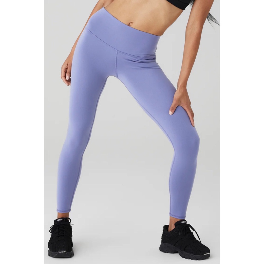 Alo Yoga 7/8 High-Waist Airbrush Legging Infinity Blue S - Picture 2 of 11
